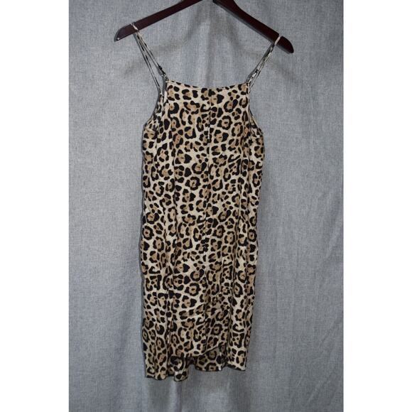 ATM Women’s 100% Silk Leopard Print Slip Dress Size S - Picture 3 of 3